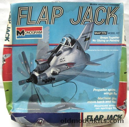 Monogram 1/48 Flap Jack Motorized Airplane, 7503 plastic model kit